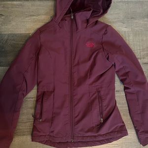 Burgundy North Face